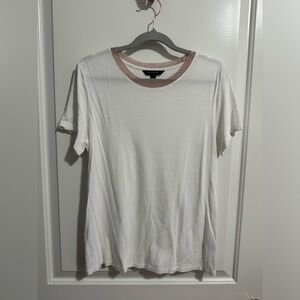 Banana Republic women’s Tee- rose gold collar